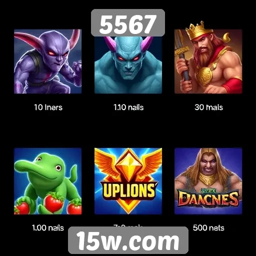 Comparativo entre jogos disponíveis na plataforma 5567