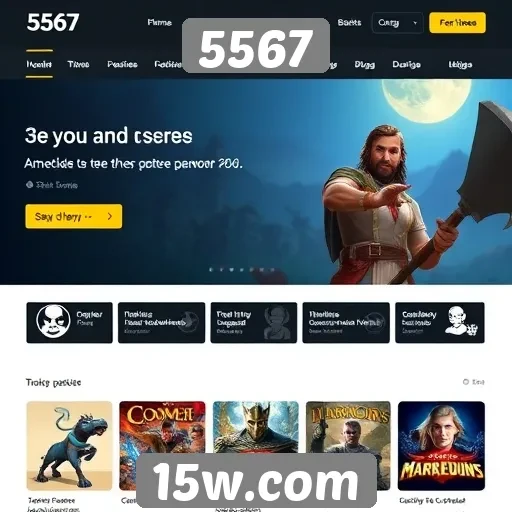 Site 5567 se destaca por jogos de estratégia